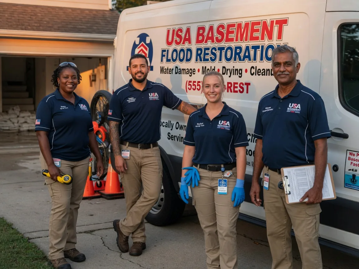 Basement Flood Cleanup company in Belgium, WI